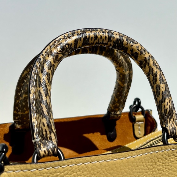 COACH Rogue 25 With Colorblock Snakeskin Detail - Picture 7 of 16